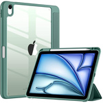 Case Hard Crystal iPad Air 11 6 GEN M2 2024 / 7 GEN M3 2025 -D.Green