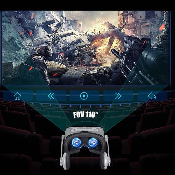 Zestaw Okulary 3D VR Shinecon G07E + Gamepad