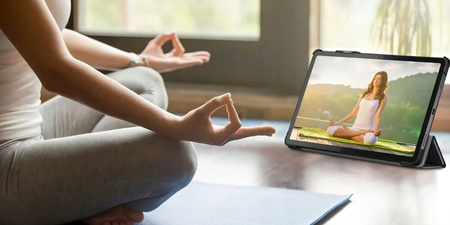 Etui Graficzne z klapką do Lenovo Tab K11 Plus 11.45 / Lenovo K11 Plus - ochronne z podstawką
