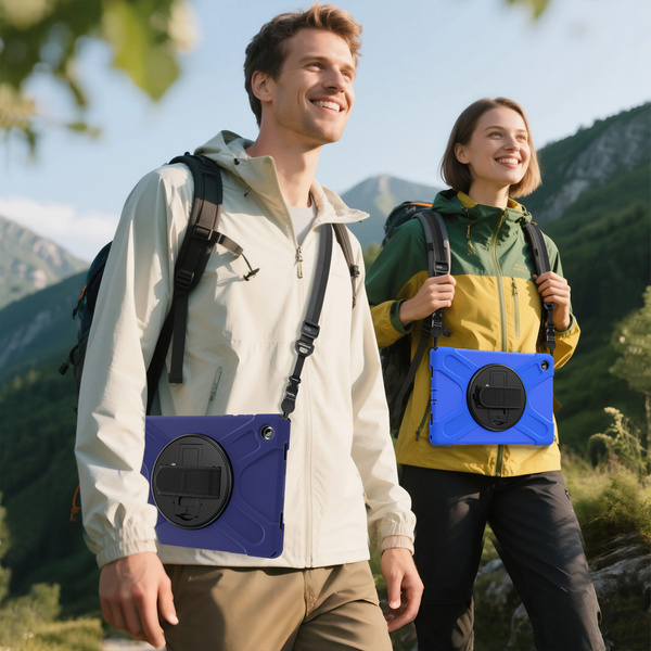 Etui do Samsung Galaxy Tab A11 Plus 10.9 2025 - Pancerne z uchwytem i paskiem
