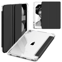 Hard Crystal case with stylus holder for Apple iPad 10.9 10 GEN 2022 / iPad 11 A16 11GEN 2025 - Black