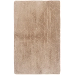 STRADO Rabbit 3D plush soft like rabbit anti-slip carpet 120x170 Beige