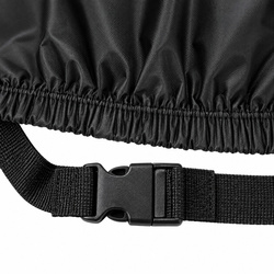 Pokrowiec na motocykl skuter 2 rowery 245x105x125 cm wodoodporny czarny