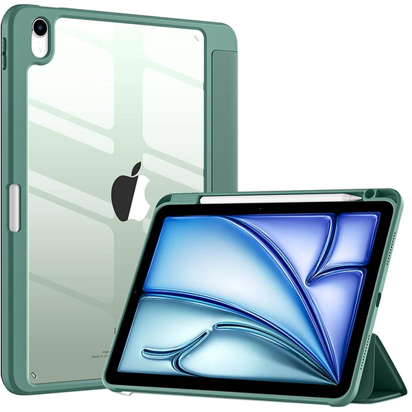Etui Crystal do iPad Air 11 M4 2026 Gen 8/ M3 2025 Gen 7/ M2 2024 Gen 6, zielone - ochronne
