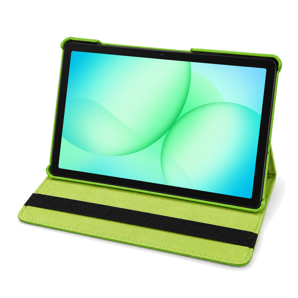 Etui obrotowe do Galaxy Tab A11+ 2025 X236/X235/X230 A9+ SM-X216/X215/X210 - zielone