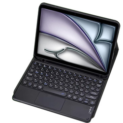 Bluetooth touchpad keyboard case for iPad Air 11 Gen6 (Black)