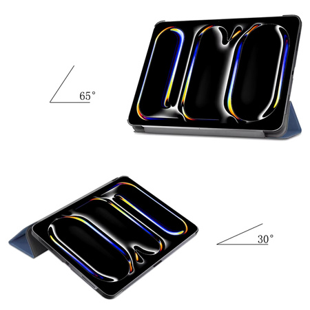 Etui Smart Case pokrowiec obudowa do iPad Pro 13 Gen 5 A2925 A2926 A3007, granatowe