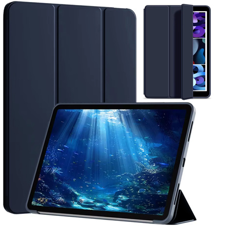 Puzdro Smart s magnetickou s klapkou na Xiaomi Redmi Pad SE 8.7 2024, tmavomodré - ochranné so stojanom