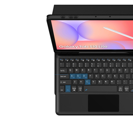 Etui z klawiaturą do Samsung Galaxy Tab S10 Lite - ochronne z podstawką, dostęp do portów i przycisków