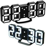 Alarm clock electronic thermometer with LED alarm