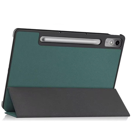 Puzdro Smart Case na Lenovo Tab P12 12.7 TB370 2023 / Tab P12 TB370, zelené - ochranné so stojanom