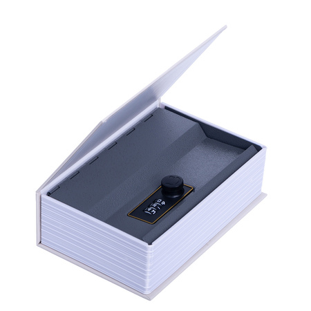 Safe book metal safe deposit box for money keys jewelry watches