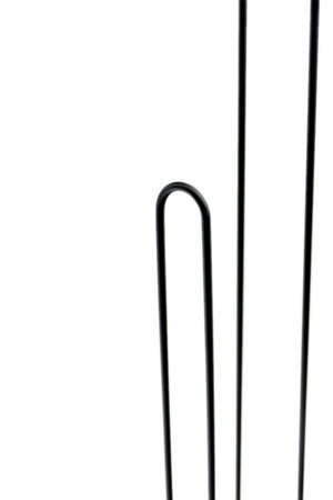 Stojak na papier toaletowy czarny loft nowoczesny uchwyt na 4 rolki 54 cm, czarny