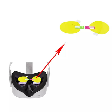Folia ochronna osłona soczewek do Oculus Quest 1/2