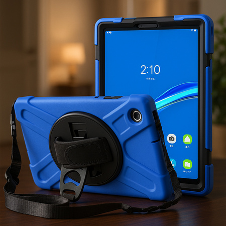 Armored case with strap for Lenovo Tab M11 TB330FU 10.95" (Navy blue)