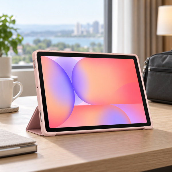 Etui Smart Case do Galaxy Tab S10 Lite 10.9/ S10 FE/ S9 FE/ S9/ S8 - różowe