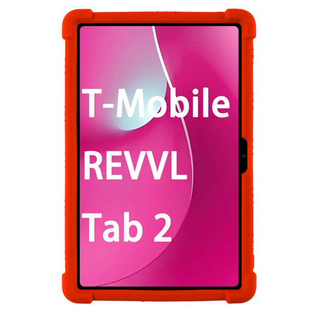 Puzdro Armor na T-Mobile T Tablet 2 10.1 5G 2025 pancierové, červené - ochranné so stojanom