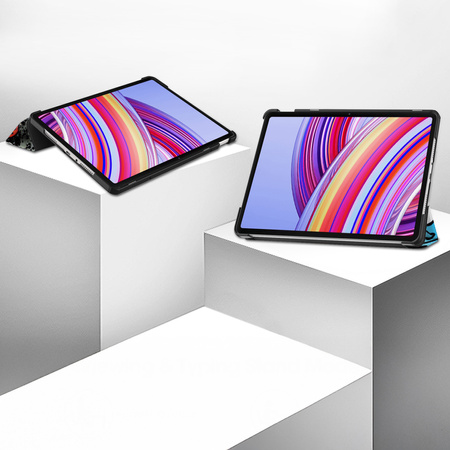 Etui Graficzne do Xiaomi Redmi Pad Pro 12.1 2024 / Poco Pad 12.1 z klapką - ochronne z podstawką