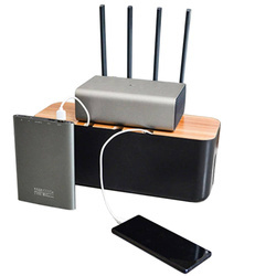 Cable and strip organizer box