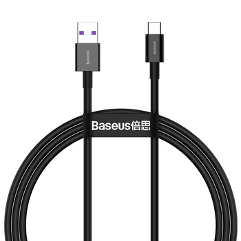 Baseus Superior kábel USB Typ C 66 W Huawei SuperCharge Scp 1 m