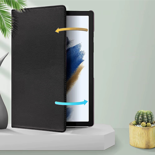 Puzdro otočné 360 na Lenovo Tab M10 10.1 2022 3 Gen / Tab M10 Plus 2022 3-generácia, čierne - ochranné so stojanom
