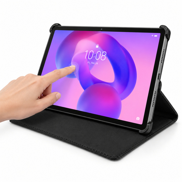 Etui obrotowe do Lenovo Idea Tab Plus 12.1 2025 TB361FU TB361ZU - czarne