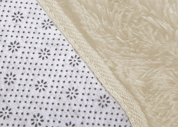 Shaggy Strado rug 160x220 CreamBeige (Beige)