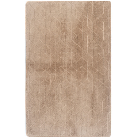 STRADO Rabbit 3D plush soft like rabbit anti-slip carpet 140x200 Beige