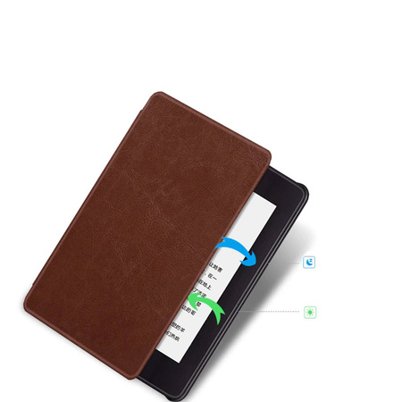 Puzdro Strap Case na Kindle Paperwhite 4, čierne - ochranné so stojanom, prístup k portom a tlačidlám