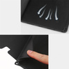 Puzdro kožené z vreckami karty na Lenovo Tab M11 / M11 10.95, čierne - ochranné so stojanom