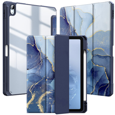 Puzdro grafické na Apple iPad 10.9 2022 Gen 10 / 11 2025 A16 Gen 11 s klapkou, morské - ochranné so stojanom