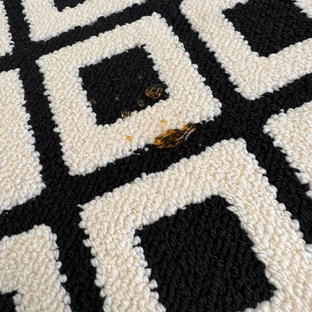 Dywan 160x230 do salonu pętelkowy duży japandi nowoczesny ciężki gruby POLO, szary