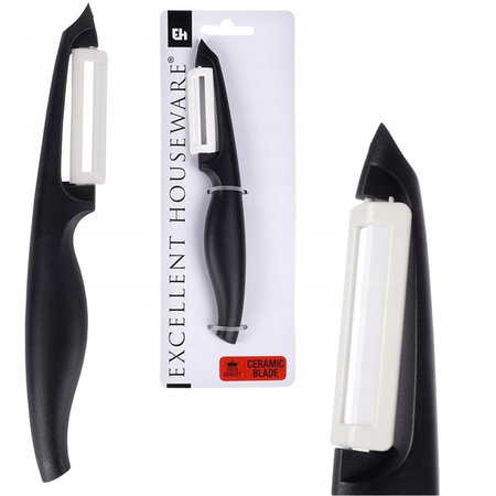 Obieraczka CERAMICZNA obierak nóż nożyk kuchenny do obierania warzyw owoców