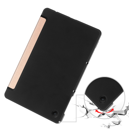 Puzdro Smart na T-Mobile T Tablet 2 10.1 5G 2025 s klapkou, ružové zlato - ochranné so stojanom