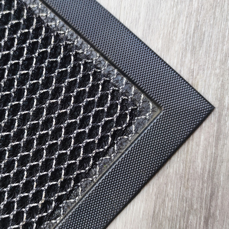 STRADO doormat 3d mesh under shoe door rubber mat 80x150 thick XL