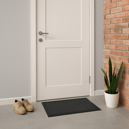 STRADO doormat 3d mesh under shoe door rubber mat 60x90 thick XL
