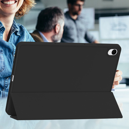 Puzdro Smart Pencil na Samsung Galaxy Tab S11 11 SM SMX736 s klapkou, čierne - ochranné