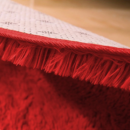 Shaggy Strado 250x300 BloodyRed room carpet (Bright red)