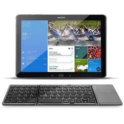 Bluetooth Universal Folding Keyboard - compact keyboard with touchpad for mobile devices and laptops