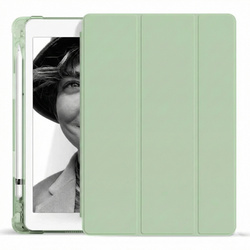 Puzdro Crystal na Apple iPad 10.9 10 2022 / iPad 11 A16 2025 Gen 10 11, zelené - ochranné so stojanom