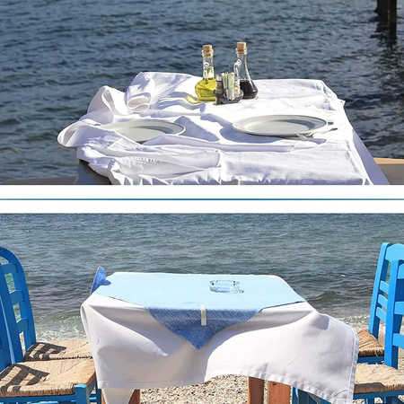 4x Klipy Oceľové kovové držiak spona na obrus stola dosky, strieborný