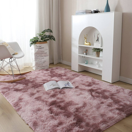 Dywan Ombre Shaggy Strado 80x150 OmbrePurple (Różowy)