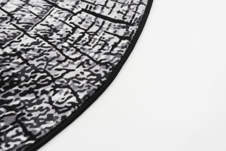 NOVO Strado modern tree trunk carpet for living room grey pattern Grey Trunk 200x200 cm