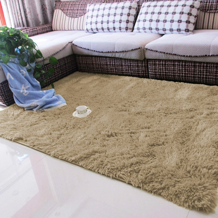 Shaggy Strado room carpet 100x150 CappuccinoCamel (Light brown)