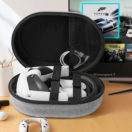 Taška ochranná puzdro Hard Bag na Oculus Quest 3 kufrík na okuliare príslušenstvo - na smartfón