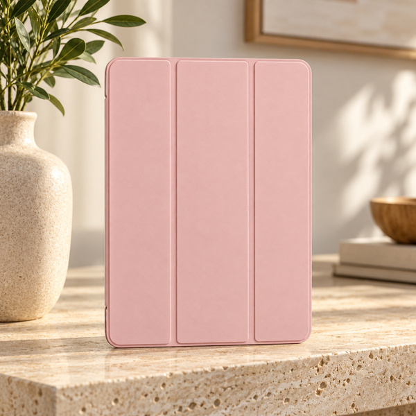 Etui do Galaxy Tab S10 Lite 10.9/ S10 FE/ S9 FE/ S9/ S8 z miejscem na rysik - różowe