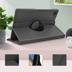 360 Rotating Case for Samsung Galaxy Tab A9 Plus 11 (Black)