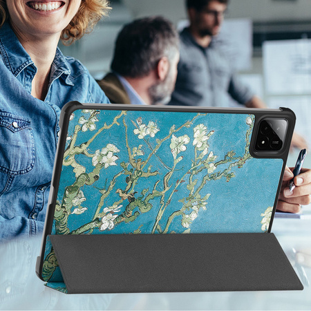 Puzdro grafické na Xiaomi Pad 7 / Pad 7 Pro 11.2 s klapkou / Xiaomi Pad 7 Pro - ochranné so stojanom