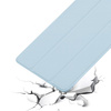 Etui Clear Pencil do Galaxy Tab S9 FE 10.9 SM / Galaxy Tab S9 FE 10.9 SM S10 / Samsung Galaxy Tab S9, niebieskie - ochronne