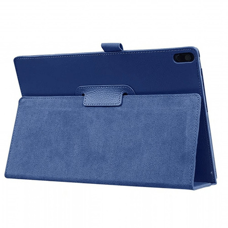 Etui case Slim do Lenovo Tab M10 10.1 TB F / Tab M10 X605, czarne - ochronne z podstawką